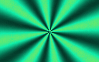 Abstract green and bright background with rays. Fractal illustration