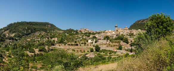 Obraz premium Valldemossa, sierra de tramuntana, Mallorca, balearic islands, spain, europe