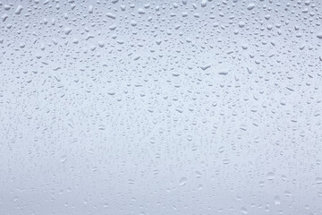 water drops on glass