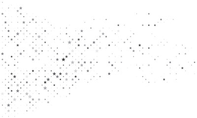Gray colors vector layout with stars. Pattern can be used for websites or any projects.