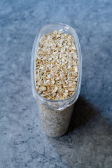 Rolled Oats in Plastic Box Container Package