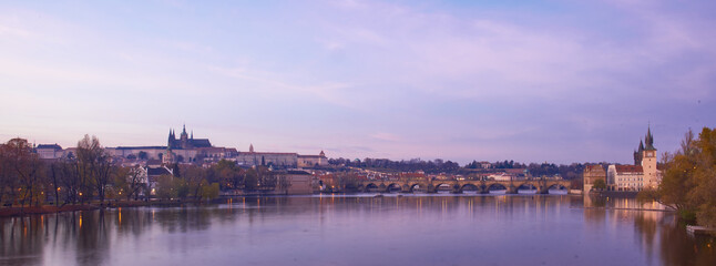 Fototapeta na wymiar Prague Castle panorama, Prague, Czech Republic