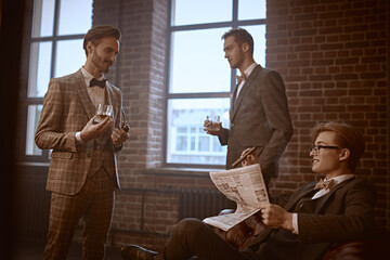 serious male conversation