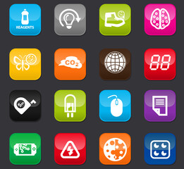 Science icons set