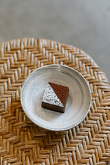 Nama chocolate on the chair