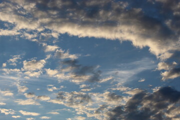 blue sky with clouds