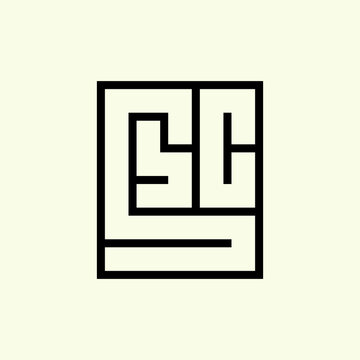 SBC logo, in line style design