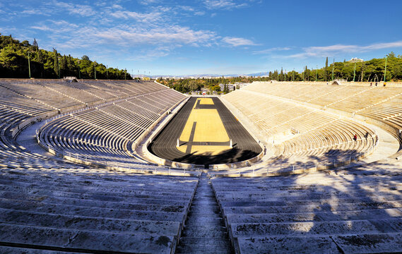 Panathenaic stadium in Athens, Greece