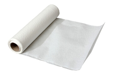 Paper Towel Roll Isolated on White Background