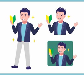 Young man in a jacket