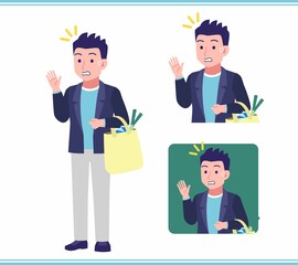 Young man in a jacket