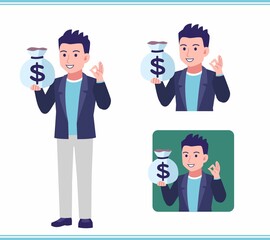 Young man in a jacket