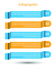 Infographics, banners for web layout.