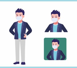 Young man in a jacket