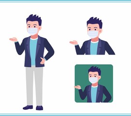 Young man in a jacket