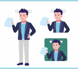 Young man in a jacket