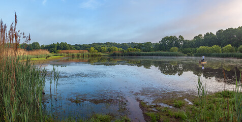 Swamp Fishing Panorama