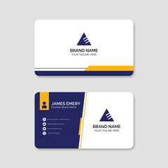 Modern professional business card template