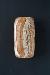 Baking homemade sesame bread is aromatic.