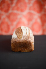 Baking homemade sesame bread is aromatic.
