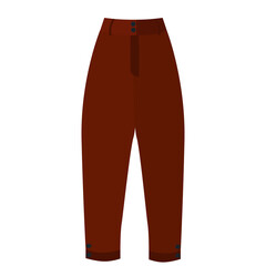 vector, isolated, trousers, pants in flat style