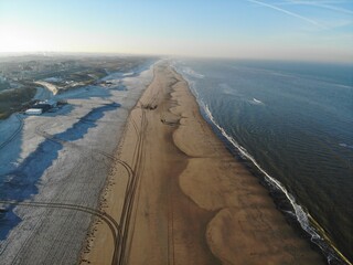 created by dji camera
Drohnenaufnahme in Niederlande an der Küste.