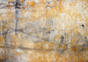 texture of old wall with scuffed plaster