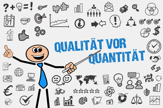 Qualit&auml;t vor Quantit&auml;t 