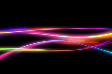 Abstract stripes cross each other 