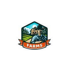 farm 18 Logo Template