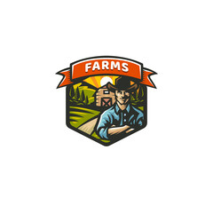 farm 17 Logo Template