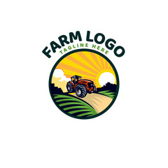 Fototapeta premium farm 10 Logo Template