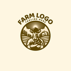 farm 9 Logo Template
