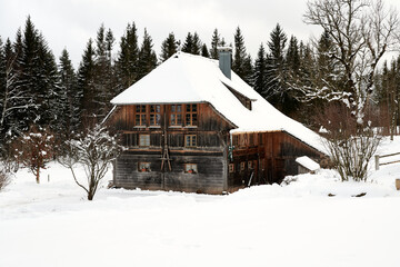 Historical wooden farm house  in Black Forest