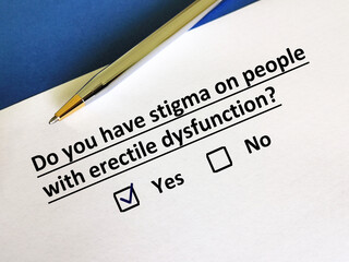 Questionnaire about stigma