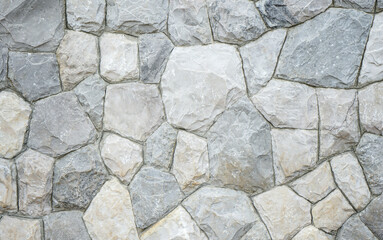 Obraz premium Pattern of unshape stone wall background 