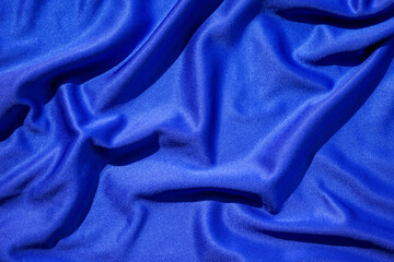 Background of blue cloth texture