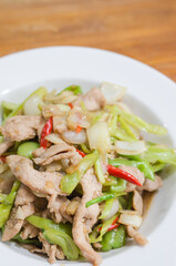 Stir Fried Pork with Bell Pepper