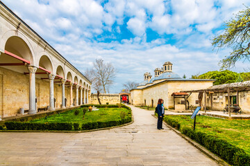 Health Museum in Bayezid Complex view in Edirne City of Turkey