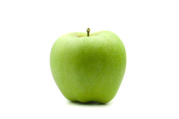 Granny smith green apple isolated on white background