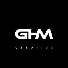 GHM Letter Initial Logo Design Template Vector Illustration	
