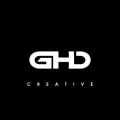 GHD Letter Initial Logo Design Template Vector Illustration	
