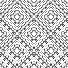 Black and white texture. Abstract seamless geometric pattern.