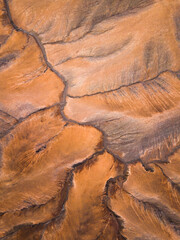 Fuerteventura Mountains and Coastline Aerial View