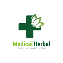 Medical leaf earth nature save logo icon vector template.