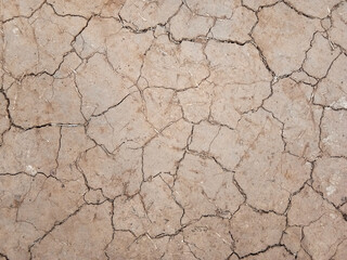 The ground has cracks in the top view for the background