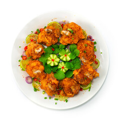 Chicken Lollipop Spicy Larb Flavor Northeast Thaifood style