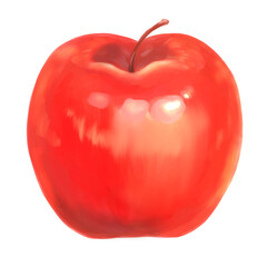 美味しそうな真っ赤なリンゴ