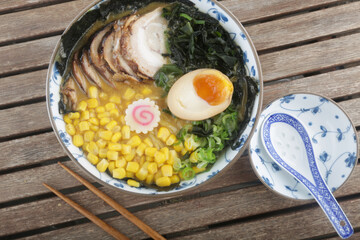 typical japan soup known as ramen