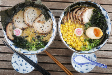 typical japan soup known as ramen
